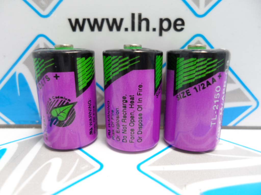 TL-2150        Bateri­a Lithium 3.6V, 1/2 AA, 1000mAh